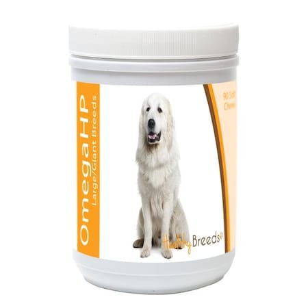 Healthy Breeds Healthy Breeds 840235113362 Great Pyrenees Omega HP Fatty Acid Skin & Coat Support Soft Chews; 90 Count 840235113362